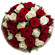 bouquet of red and white roses. Auckland